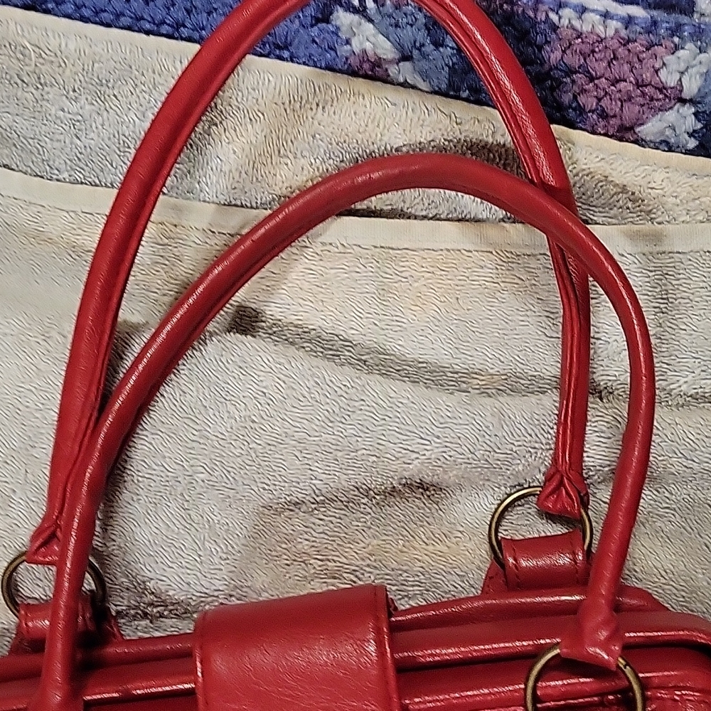 Hand bag red - Picture 3 of 7